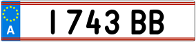 Truck License Plate